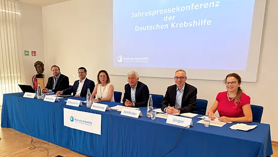TrainKommOnko bei der Jahrespressekonferenz der Deutschen Krebshilfe vorgestellt